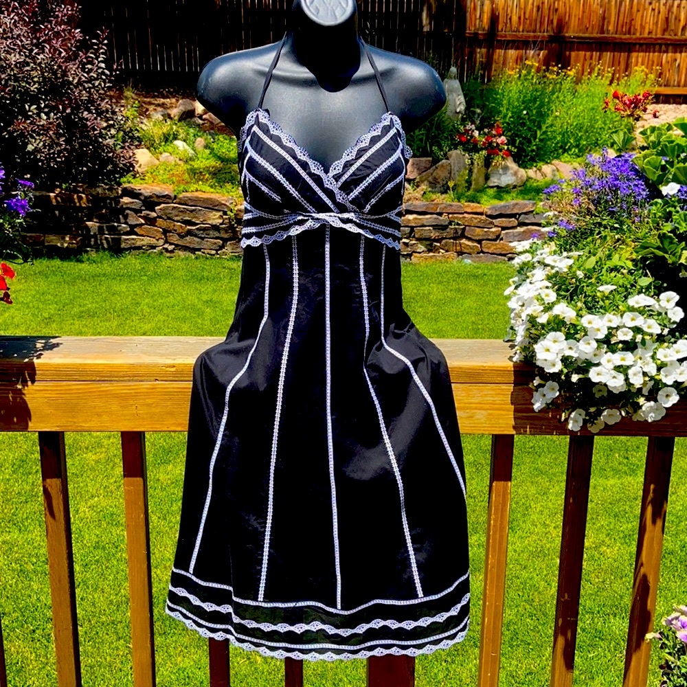 NWOT- Black and White Sun Dress